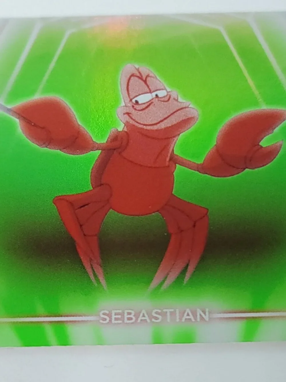 Sebastian Topps 2026 Disney Neon Holo Parallel Refractor Limited 186/199 - Picture 3 of 4